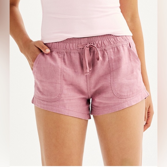 Project Indigo Pants - Project Indigo High Rise Linen Shorts